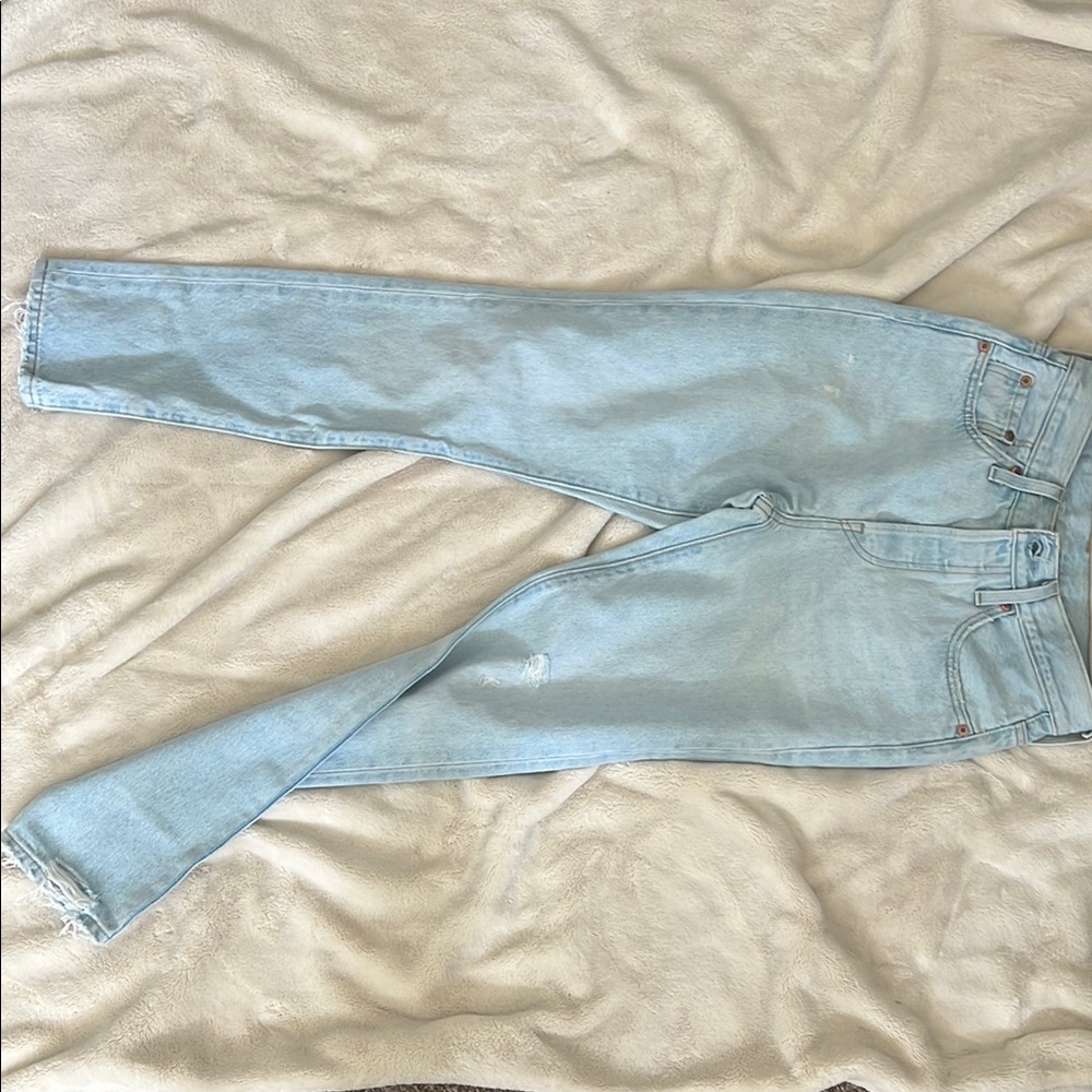 Levi's Blue Straight Leg Jeans Classic Style